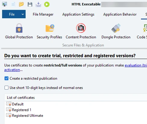 plusieurs certificats
